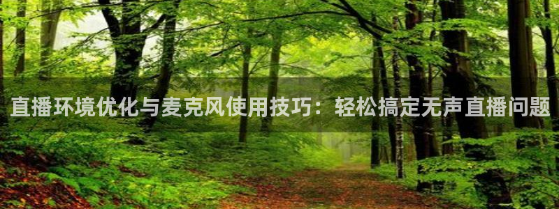 球友体育在线直播：直播环境优化与麦克风使用技巧：轻松搞定无声直播问题